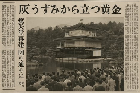 衝撃の金閣寺の放火事件】なぜ燃えた？ 事件から黄金復活まで